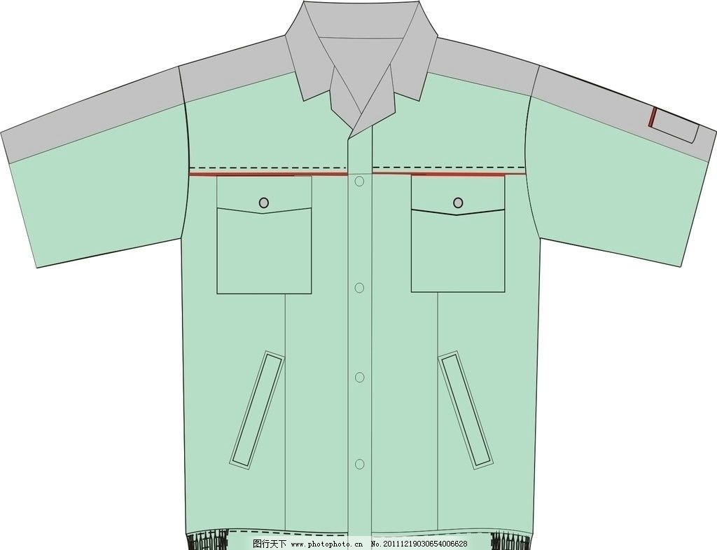 工厂工作服图片